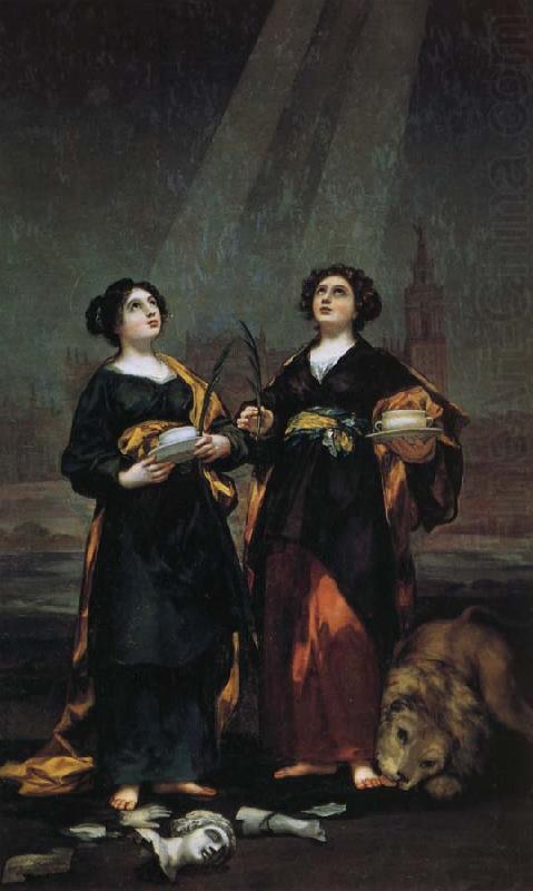 Francisco Goya Saints Justa and Rufina china oil painting image